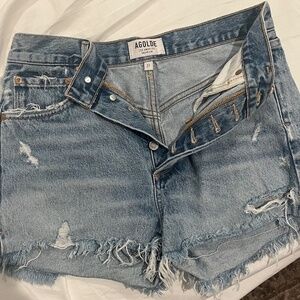 Agolde Parker Vintage Cut-Off Jean Shorts
